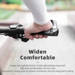 ROCKBROS MTB Bicycle Grips Bike Handlebar Horns Shofar Vice Handlebar Grips Shockproof Bike Grips Cycling Rubber Grips
