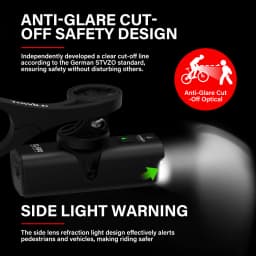 TOWILD CL600 Bike Light Front Lamp 600 Lumens USB Rechargeable LED 2600mAh Bicycle Lights IPX6 Waterproof MTB Bicycle Headlights