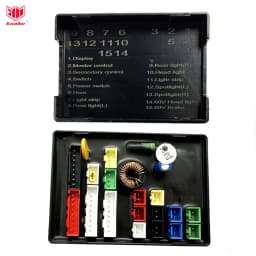 Official Kaabo Mantis 10 Dual Motor Version HUB Board Main Cable for Kaabo Mantis 10 Scooter Main Wire Black HUB Box Part