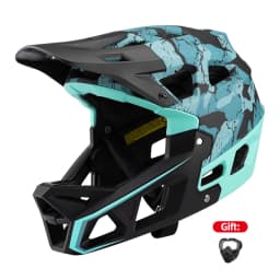 Professional Road Bicycle Helmet Safety Full Face Cycling Mtb Integrated Light Bike Helmet Man CE Certified Motorcycle Helmet