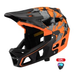 Professional Road Bicycle Helmet Safety Full Face Cycling Mtb Integrated Light Bike Helmet Man CE Certified Motorcycle Helmet