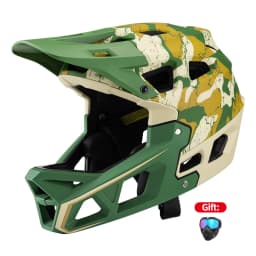 Professional Road Bicycle Helmet Safety Full Face Cycling Mtb Integrated Light Bike Helmet Man CE Certified Motorcycle Helmet