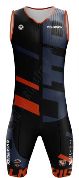 2026 World Triathlon MAN70.3 Trisuit Sleeveless Skinsuit Clothing Jumpsuit Swimming Cycling Running City Race RT Apparel