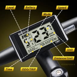 Ebike C961 Display Control Pane for BAFANG BBS01B BBS02B BBSHD Motor Electric Bike Bicycle Components Mid Motor Conversion Kit
