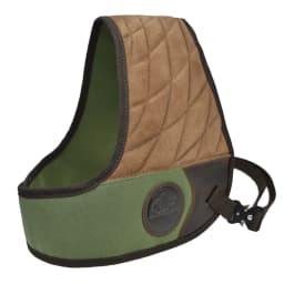 Righty Hunter Leather Protective Shirt Vest for Shotgun Rifle, Recoil Reducer Padding Vest Field Shield with Adjustable Straps