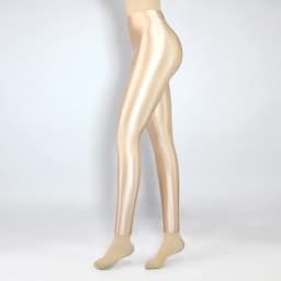2021 Sexy Satin Glossy High Waist Sport Women Fitness Shiny Yoga Pants Tights Leggings High Elastic