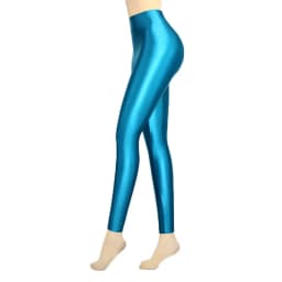 XClocKNYoung satin glossy pants High Waist Sport Women Fitness Shiny Yoga Pants Tights Leggings High Elastic glossy leggings