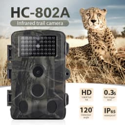 Wildlife Trail Camera 1080P Night Vision 20M Infrared High Definition Wireless Hunting Camera with Tracking Function HC802A