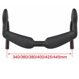 New No Logo UD Matte Carbon Handlebar Track Sprinter Carbon Bar Drop Bar Matte Finish 31.8mm 405/425mm Hectic Races Bars