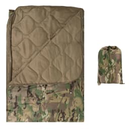 Welead Camo Woobie Ultralight Camping Quilt Travel Outdoor Camouflage Blanket Portable Warm Sleeping Bag Pad Poncho Hunting