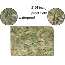 Welead Camo Woobie Ultralight Camping Quilt Travel Outdoor Camouflage Blanket Portable Warm Sleeping Bag Pad Poncho Hunting