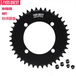 Colorful Closed Disc 104 BCD Round Mountain Bikes ChainWheel Chainrings Crankset 34T 36T 38T 40T 42T 44T 46T 48T