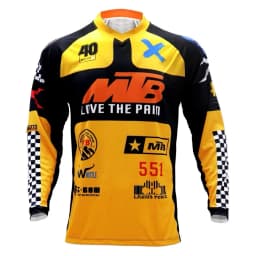 Summer MTB Road Outdoor Men's Long Sleeve Biker Shirts MTB Racing Professional quick-drying cycling jersey