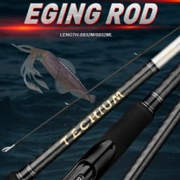 Egi Rod Squid Lure Rod Spinning Rod 832M/ML Pe 0.4-1.0 Squid Size #2-4 Egging fishing rod light weight 95g 100g 40T carbon rod