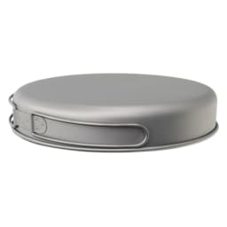 750ml/1000ml Ultralight Titanium Frypan Outdoor Camping Hiking Tableware Cookware Picnic Cooking Frying Pan 2023