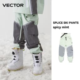 Winter Ski Pants Man Women Outdoor High Quality Windproof Waterproof Warm Snow Trousers Winter Ski Snowboarding Pants Splicing