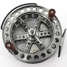 CNC Machined Aluminum Center Pin Centrepin FLoating Reel 113.5mm 4 1/2 inches Line Guard Steelhead Salmon Trotting Fishing