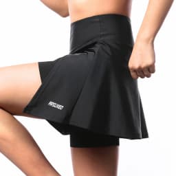 ARSUXEO Women's Cycling Shorts Bicycle Summer Casual Workout Padded Pockets Tennis Golf Culottes Yoga Fitness Shorts Skirts D315