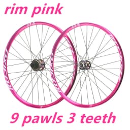 RUJIXU 9 Pawls 3 Teeth MTB Wheelset Aro 29 27.5 26 Clincher Rims Disc Brake 32h QR TA BOOST HG Hub Mountain Bike Wheel Set