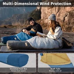 Naturehike Camping Sleeping Bag MJ PRO Ultralight Waterproof Mummy 4 Season Backpacking Sleeping Bags Outdoor Traveling Hiking