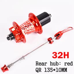 Koozer XM490 28 32 36 Holes Bicycle Hubs 4 Bearing MTB Disc Brake Hubs Mountain Bike Hub Rear Front 9*100mm or Rear 135x10mm