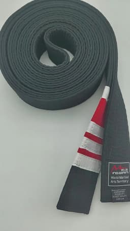 Width 4.5cm Brazilian Jiu-Jitsu Black Belt Adult BJJ Master Instructor Level System A0 A1 A2 A3 A4 A5 Hard Customize