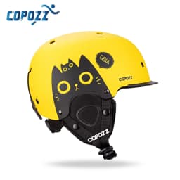 COPOZZ Kids Cartoons Ski Helmet Integrally-molded Safety Outdoor Skiing Cycling Protection Helmet Skiing Equipment