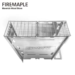 Fire Maple Camping Wood Stove Stainless Outdoor Portable Folding Wood Burning Stoves for Backpacking Picnic Hiking