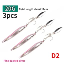 PD Fishing Gear Iron Plate Road Runner Bait Set Sea Fishing Long Casting Sequins Shore Casting s-Bait Fish Floating Down