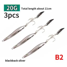 PD Fishing Gear Iron Plate Road Runner Bait Set Sea Fishing Long Casting Sequins Shore Casting s-Bait Fish Floating Down