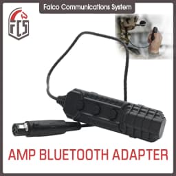 FCS-TACTICAL New Generation AMP Tactical Headset Buletooth Wrieless AUX Adapter with Stereo Sound
