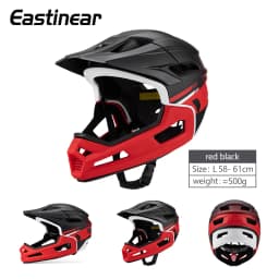 Eastinear's New Adult Bicycle Helmet Full-face Detachable Outdoor Sports Motorcycle Skateboard Riding Helmet Protects the Head