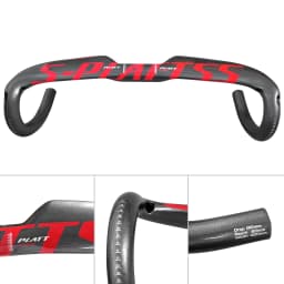Bike Carbon Road Handlebar 400/420/440mm Glossy Internal Routing Bicycle Handle Bar Bicycle Accessories