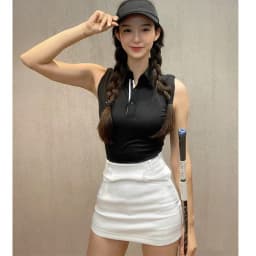 Summer New Women's Sleeveless Top Breathable High-quality Versatile Temperament short Skirt Outdoor Casual Sports Tennis Suit