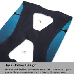 Ykywbike Men's Cycling Bib Shorts Seamless Bicycle Shorts 7 Hours Road Bike Ride Padded Riding Pro Gradient Cycle Shorts Bib