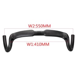 New Carbon Gravel Handlebar Big Flare Bar Cyclocross Road Bike Handlebars 370/390/410/430/mm Carbon Fiber Bicycle Handlebar