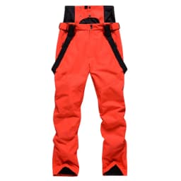 New Men Women Suspenders Ski Pants Windproof Waterproof Warm Couple Snow Trousers Winter Ski Snowboard Pants Waist Protection