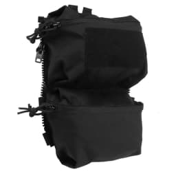 Tactical FCPC V5 Plate Carrier Back Panel Double Bag General Purpose Pockets Vest Accessories Sundries Pouch