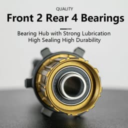 One Pair KORE Bearings Hubset For Road Bicycle Ratchet Thru - Axle Straight - Pull Racing Hub 24 Holes Road Bicycle Accessories