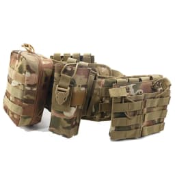 Outdoor Hunting Battle Belt Sets Duty Belts Law Enforcement Multi-functional Tactical Molle Belt with Accessories Pouches