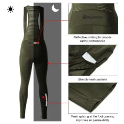 YKYWBIKE Women Cycling Bib Pants Spring Coolmax 3D Pad Bike Cycling Tights MTB Bicycle Trousers 2 Pockets Bicicletas 자전거의류
