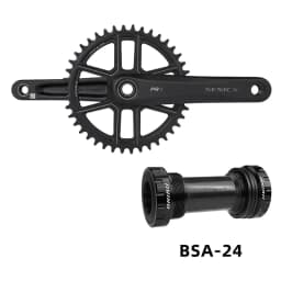 SENICX Chainwheel Gravel Bike PR3 165/170/172.5/175mm Crank with 24mm 40/42/44T Chainring for Gravel Folding Bike9 10 11 12S NEW