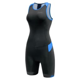 Santic Women's Triathlon Cycling Suits Sleeveless Sponge Padded Quick-Drying for Running Swimming