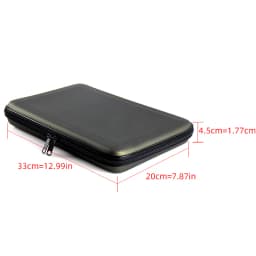 Fishing Swingers Set LED Illuminated Fishing Bite Indicator Fishing Tackle in Zipped Case Outdoor Swing Signal Receiver