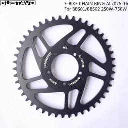 BAFANG 36T/38T/40T/42T/44T/46T/48T/52T Chain Wheel for BBS/BBSHD Mid-drive Motor CNC Chainring Sprocket Electric Bicycle Parts