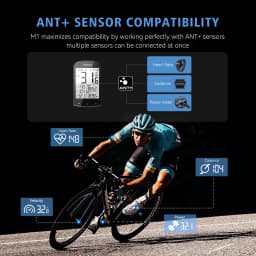 GPS Bike Computer Wireless CYCPLUS M1 Waterproof Speedometer Odometer ANT+ Bluetooth5.0 Cycling Bicycle Accessories