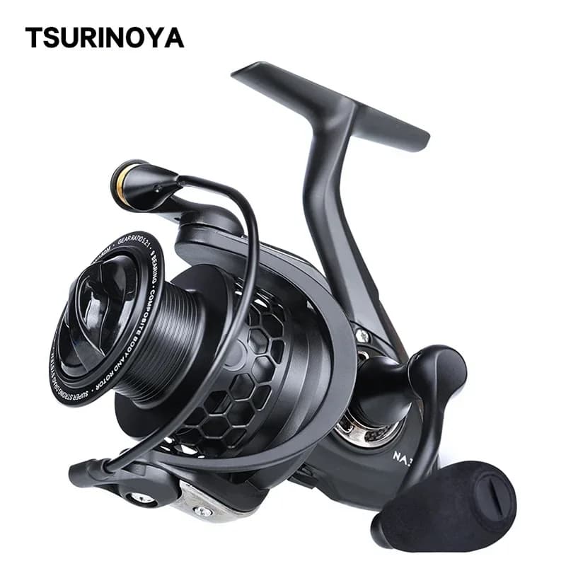 TSURINOYA Long Casting Spinning Fishing Reel NA 2000 3000 4000 5000 12kg Max Drag 5.2:1 Pike Bass Carp Reel Tackle