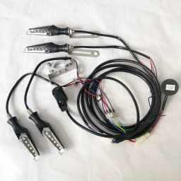 48v 60v E Bike Scooter Turning Signal Light Motorcycle Flasher Indicator Light Blinker Trail Brake Light