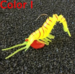 JYJ Soft Shrimp Lures Sea Fishing with Luminous Prawns Soft Bait Perch 7g 12g18g Sea Bass Shrimp bass Bait
