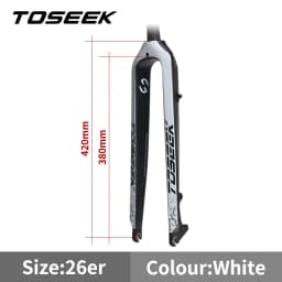TOSEEK TFK-SL Carbon Fork 26ER/27.5ER/29ER Straight Tube Mtb Bicycle Front Fork Garfo Carbono 700c Mtb Fork 29